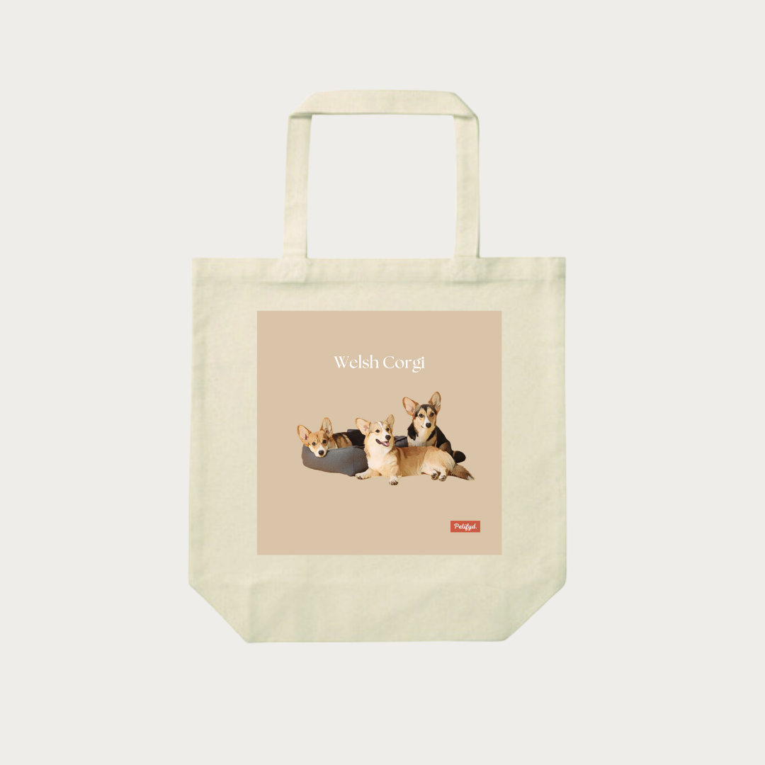 PARIS-totebag- Welsh Corgi