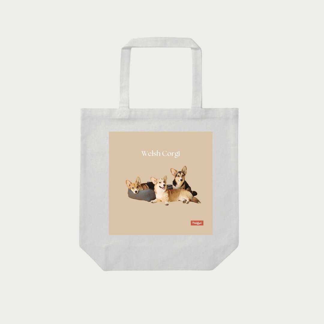 PARIS-totebag- Welsh Corgi