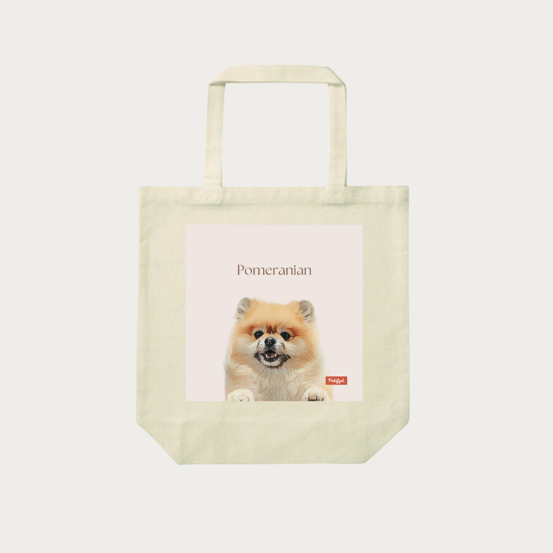PARIS-totebag- Pomeranian 2