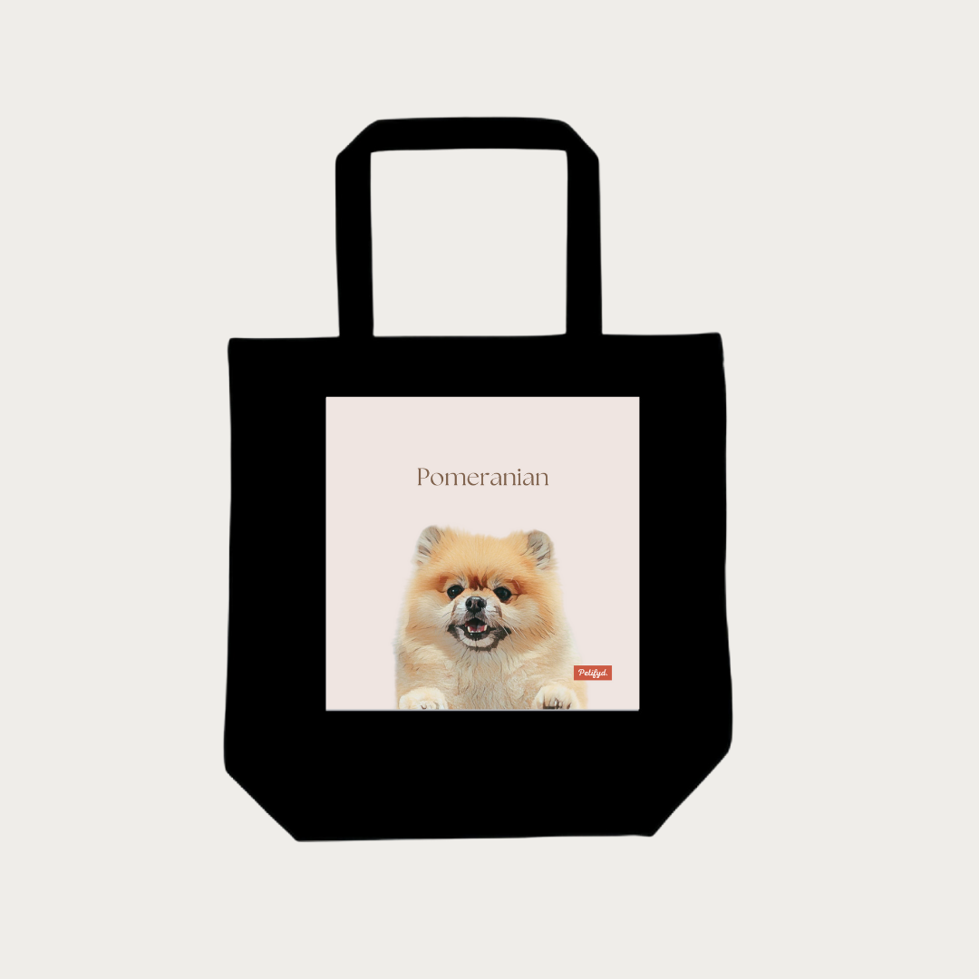 PARIS-totebag- Pomeranian 2
