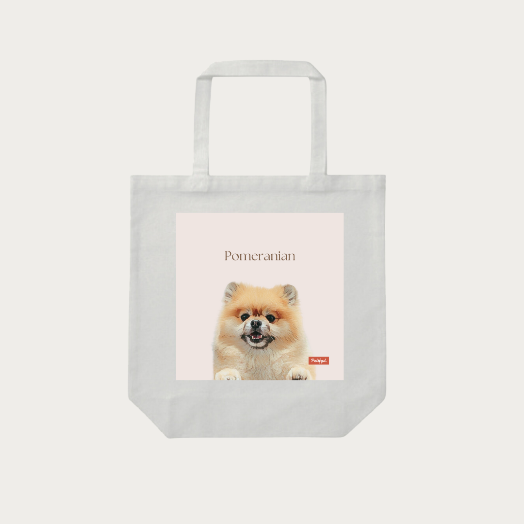 PARIS-totebag- Pomeranian 2