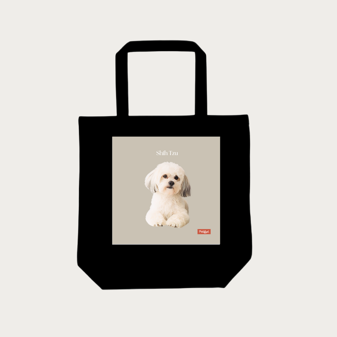 PARIS-totebag- Shih Tzu