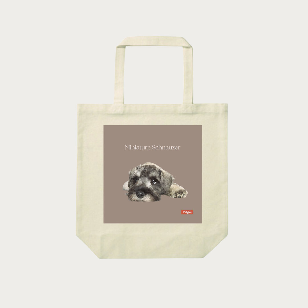 PARIS-totebag- Miniature Schnauzer