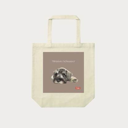 PARIS-totebag- Miniature Schnauzer