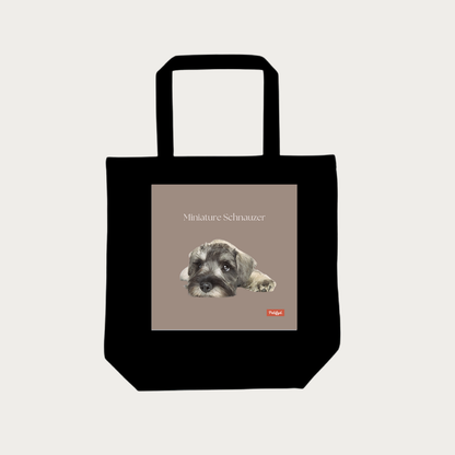 PARIS-totebag- Miniature Schnauzer