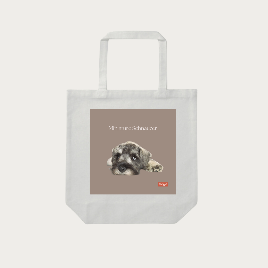 PARIS-totebag- Miniature Schnauzer