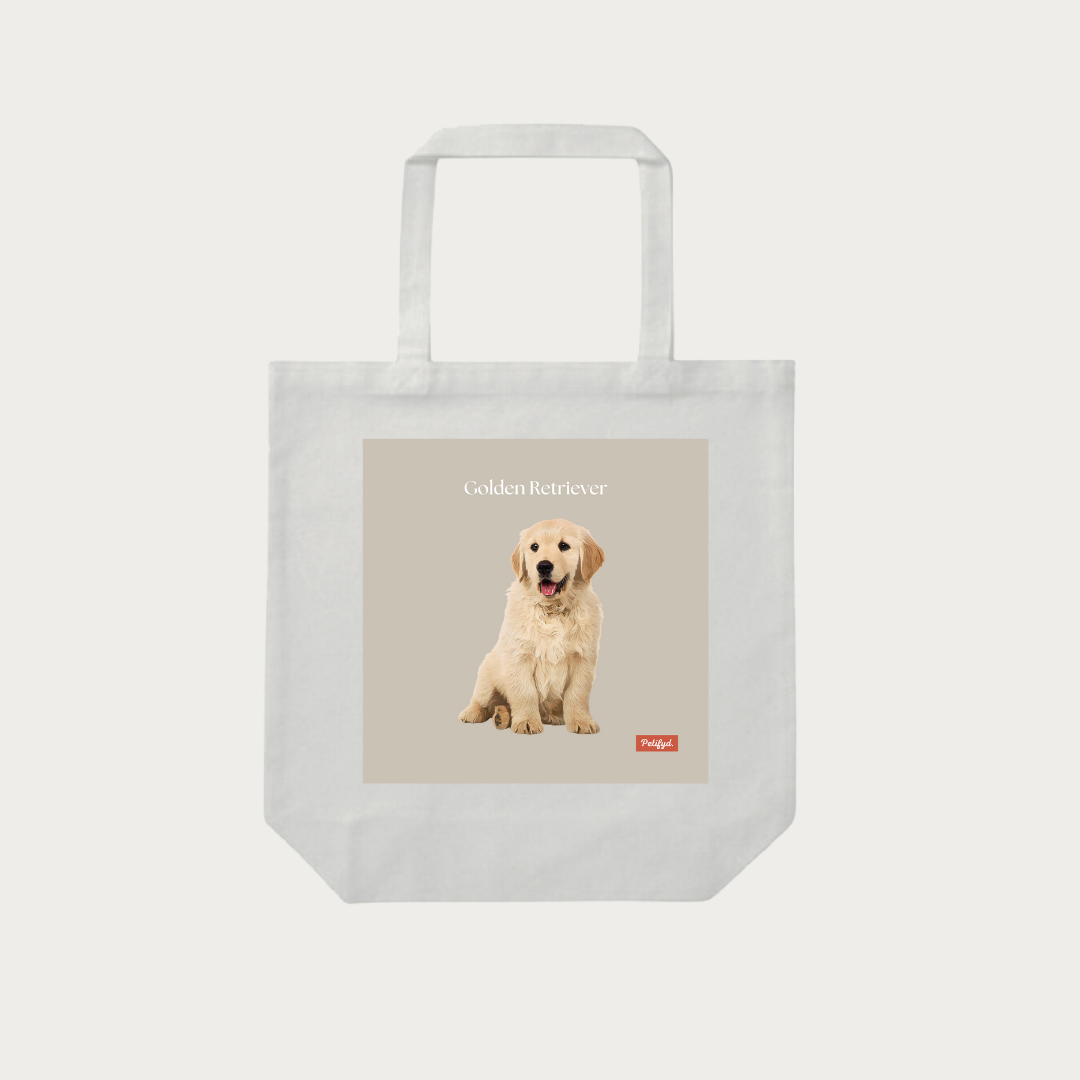 PARIS-totebag- Golden Retriever