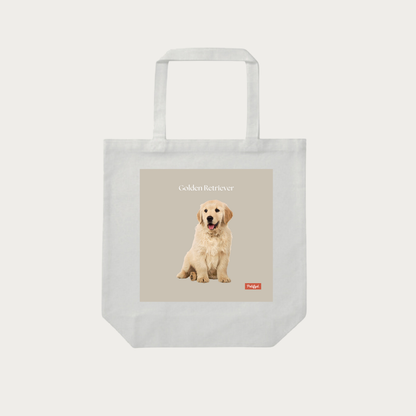 PARIS-totebag- Golden Retriever