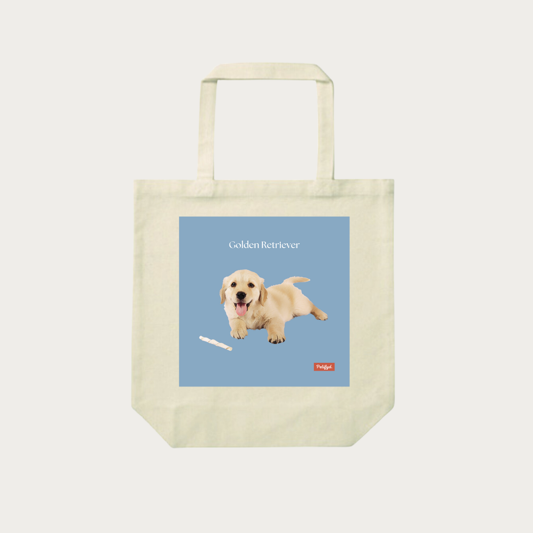 PARIS-totebag- Golden Retriever 2