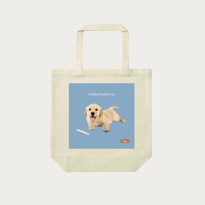 PARIS-totebag- Golden Retriever 2