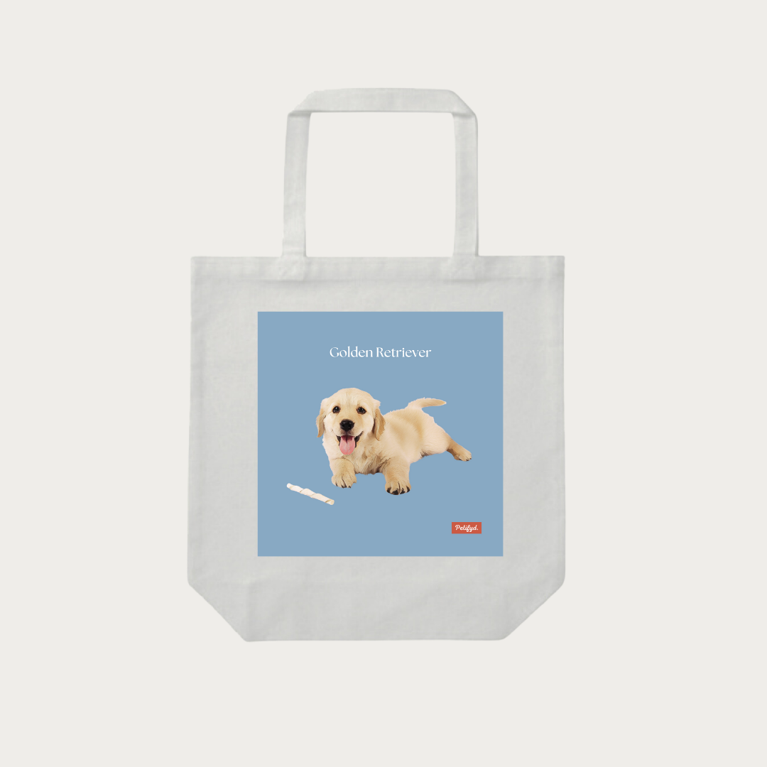 PARIS-totebag- Golden Retriever 2