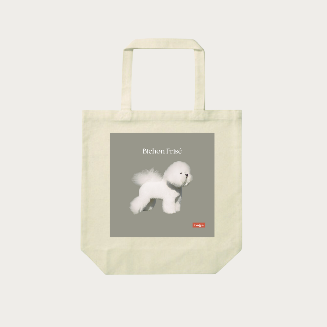 PARIS-totebag- Bichon Frisé