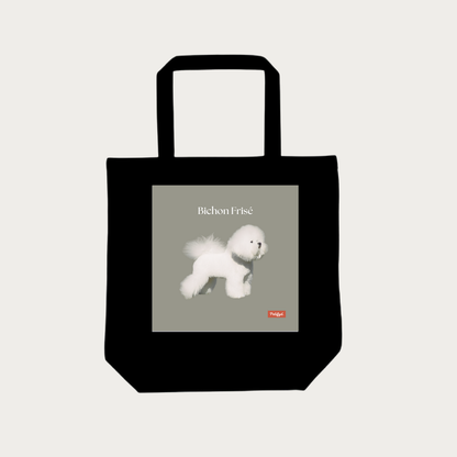 PARIS-totebag- Bichon Frisé