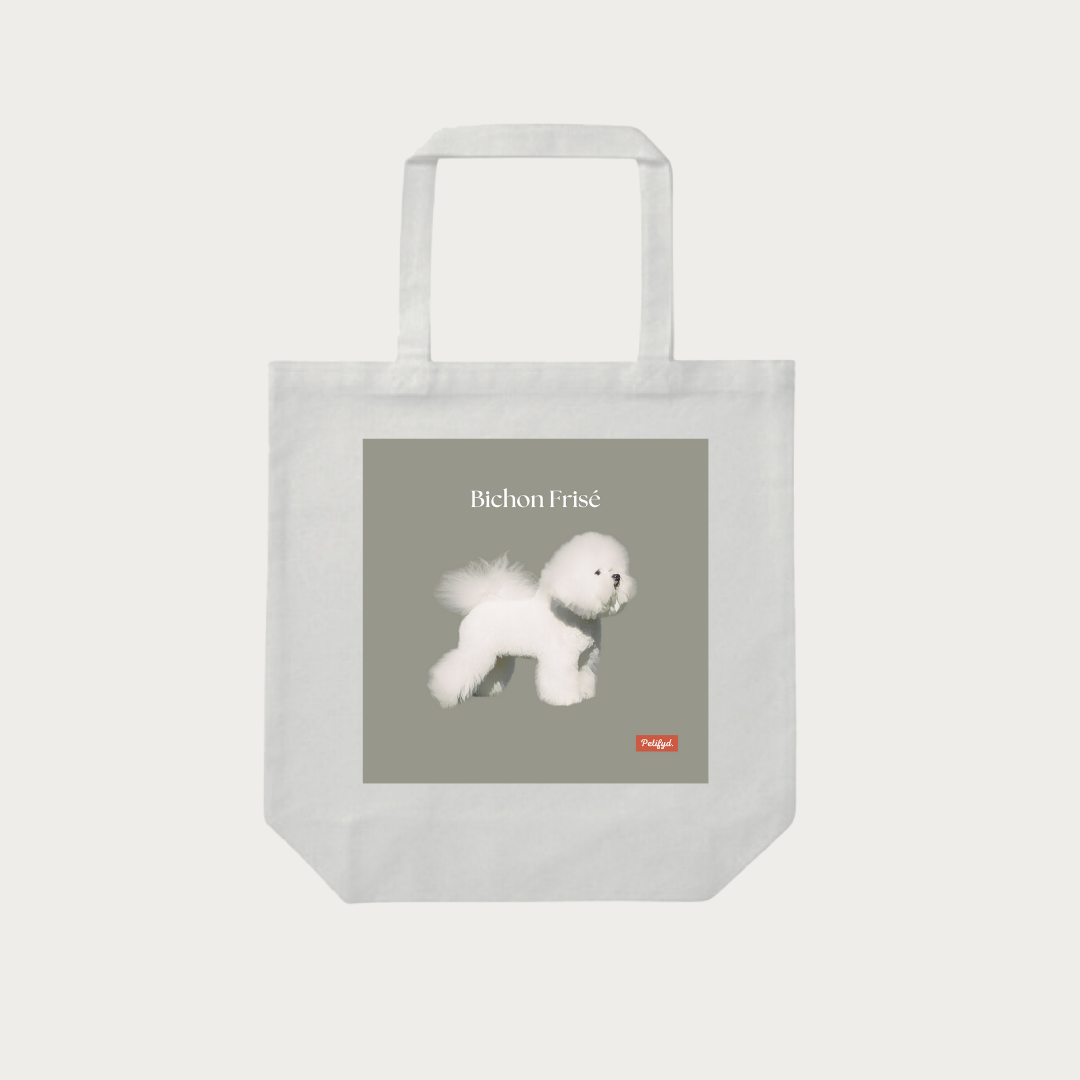 PARIS-totebag- Bichon Frisé