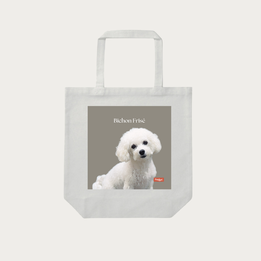 PARIS-totebag- Bichon Frisé 2