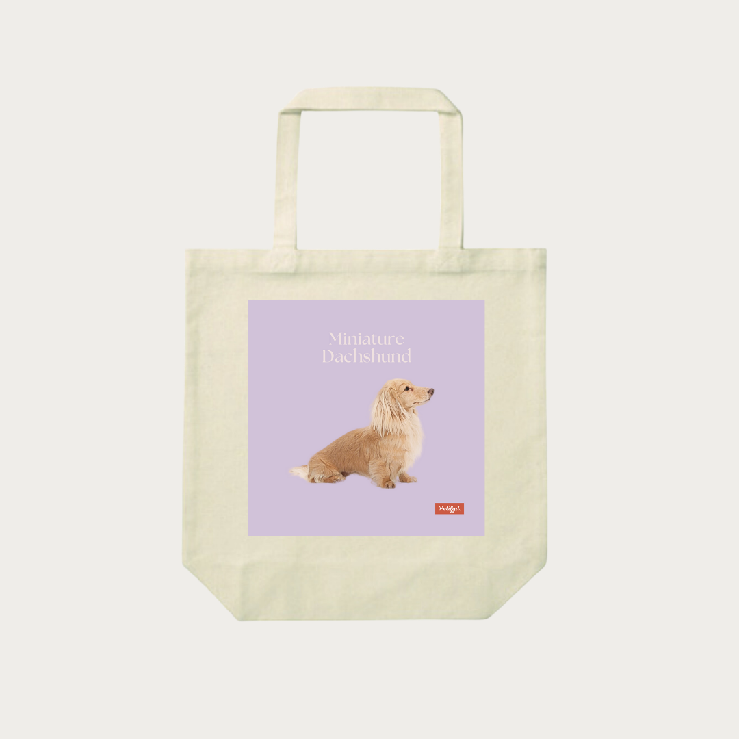 PARIS-totebag- Miniature Dachshund 2