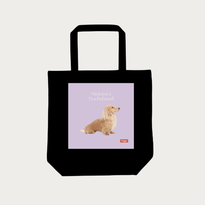 PARIS-totebag- Miniature Dachshund 2