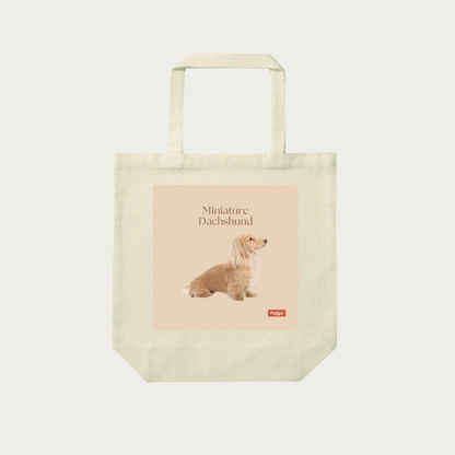 PARIS-totebag- Miniature Dachshund 3