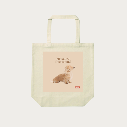 PARIS-totebag- Miniature Dachshund 3