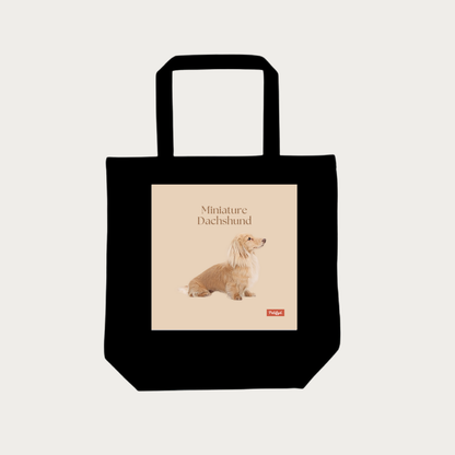 PARIS-totebag- Miniature Dachshund 3