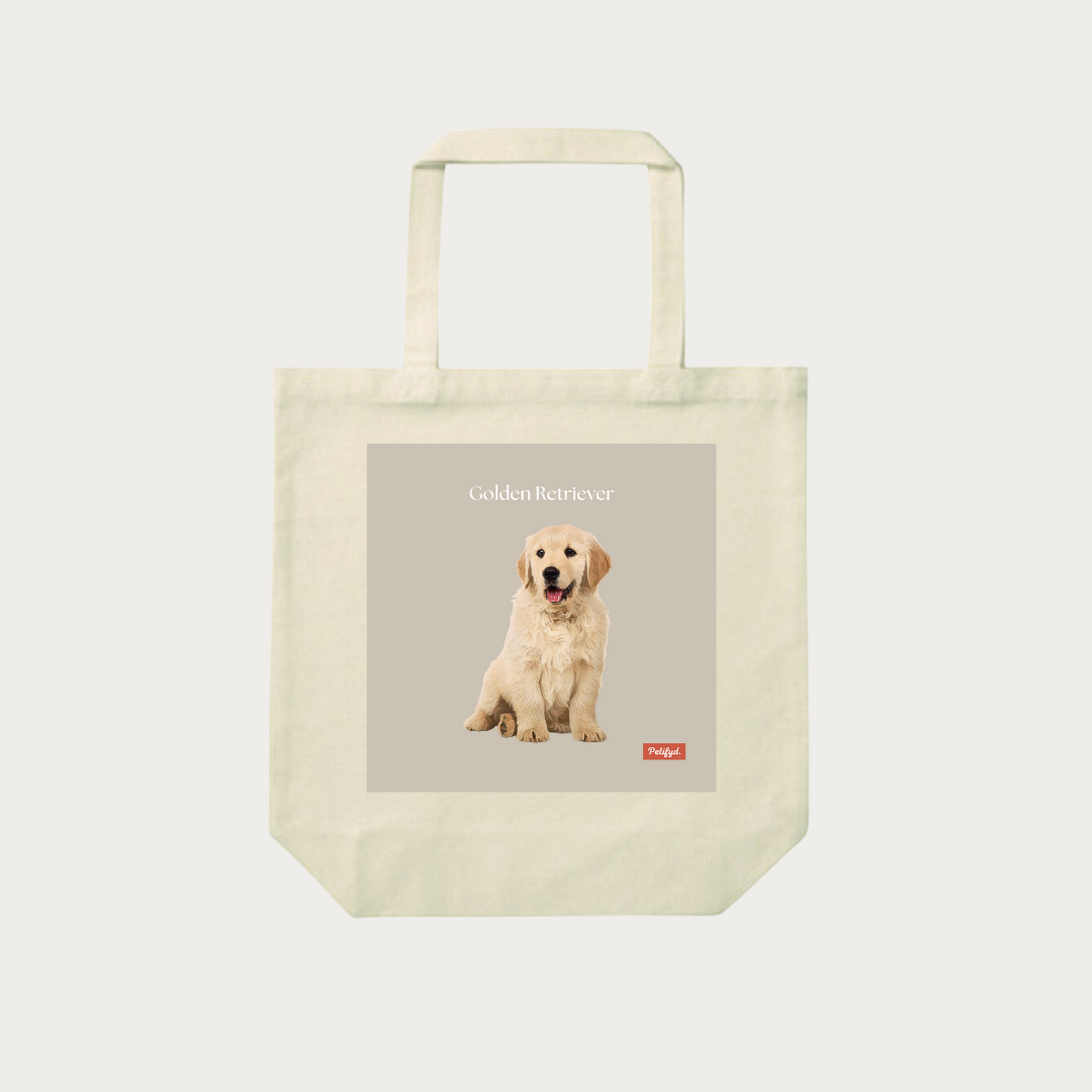 PARIS-totebag- Golden Retriever