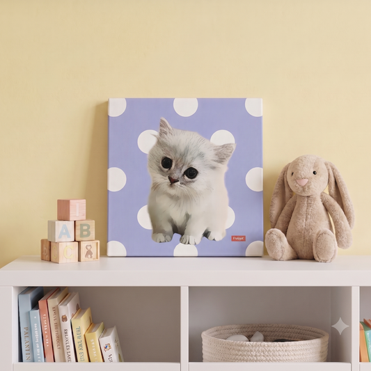 DOT：ペットの写真から作るオリジナルキャンバスアート 猫
